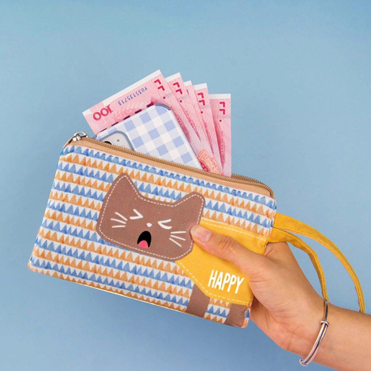卡通呆萌大容量女款钱包