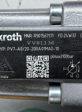 R901567171 PV7-A0/20-20RA01MA0-10 # Rexroth - PV7系列叶片泵
