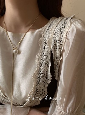 长款蛇链可抽拉珍珠水滴t项链简约感可抽拉项链气质网红毛衣链