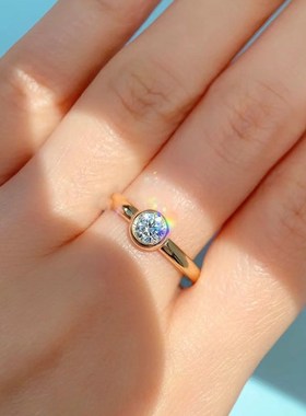 珠宝新款s925银极简风insF风日常简约百搭戒指女欧美跨境款