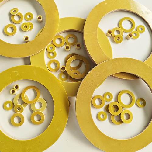 厂家3240黄色环氧树脂板绝缘材料耐高温环氧垫片垫圈可切割加工件