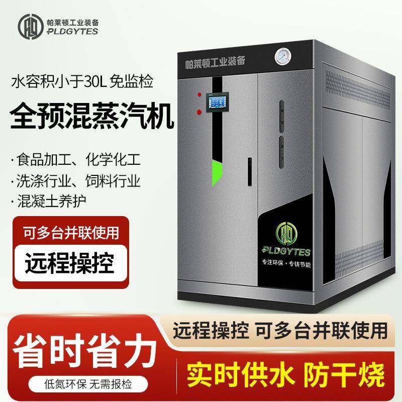 蒸汽发生器2吨大型全预混低氮冷凝机免检监可远程控制燃气锅炉
