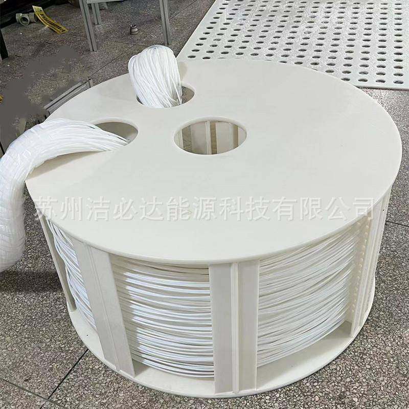 聚四氟加热冷却换热器圆形铁氟龙毛血管换热器电镀酸洗槽特氟龙换