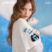 LOGICAT衣饰可爱猫咪黑喵白喵别针衣服围巾胸针配饰衣物装 饰物