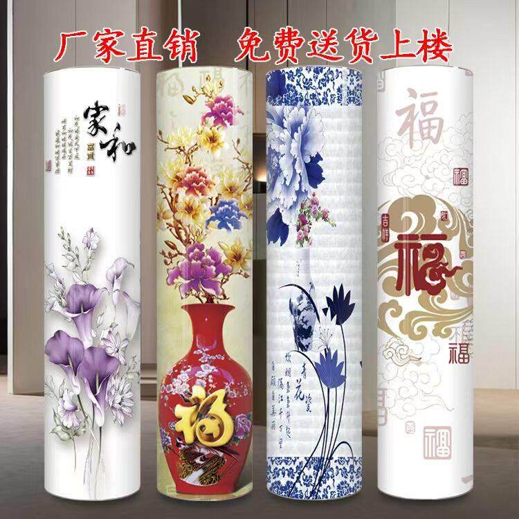 360度旋转鞋柜现代创意简约门厅柜阳台玄关柜鞋架圆形圆柱大容量
