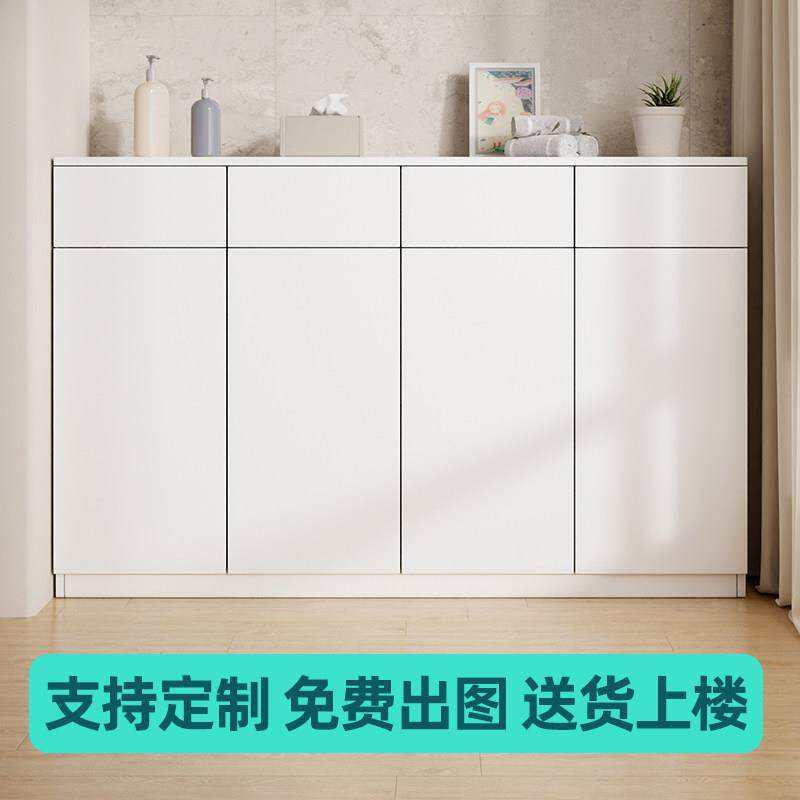 定制阳台柜储物柜子防晒防水杂物柜收纳柜地柜空间利用置物柜矮柜