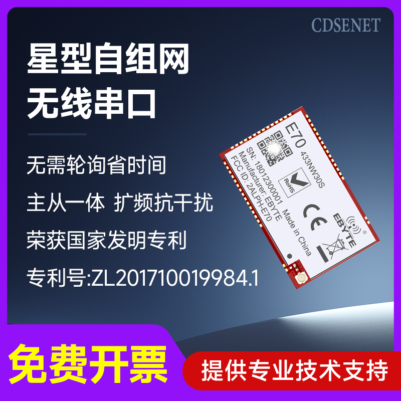 433/915M星型自组网模块