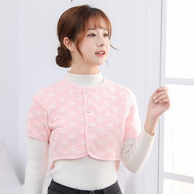 防棉保暖产妇中老年纯棉护颈凉披肩夹月子坎肩孕妇护肩睡觉喂奶坐