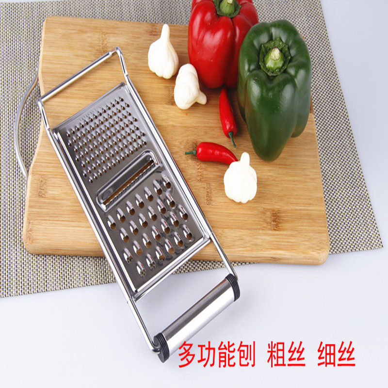 不锈钢萝卜刨丝器多功能擦土豆丝神器切黄瓜粗细丝芝士刨丝器护手