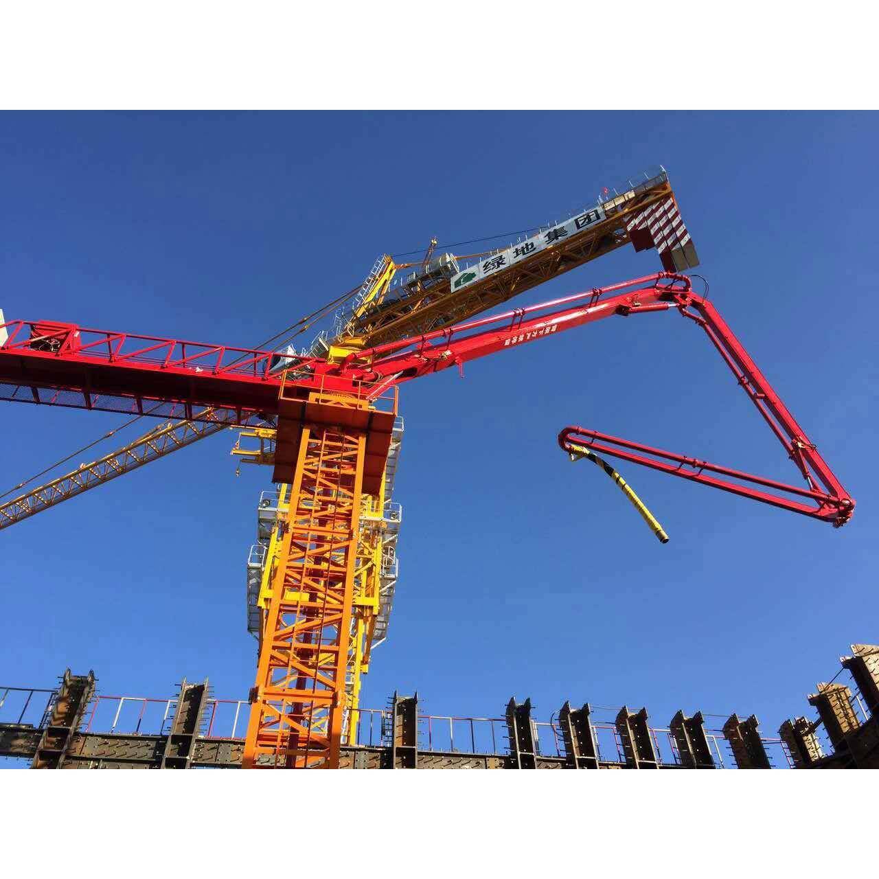 内爬式液压布料机 28 or 32m placing boom hydraulically tie
