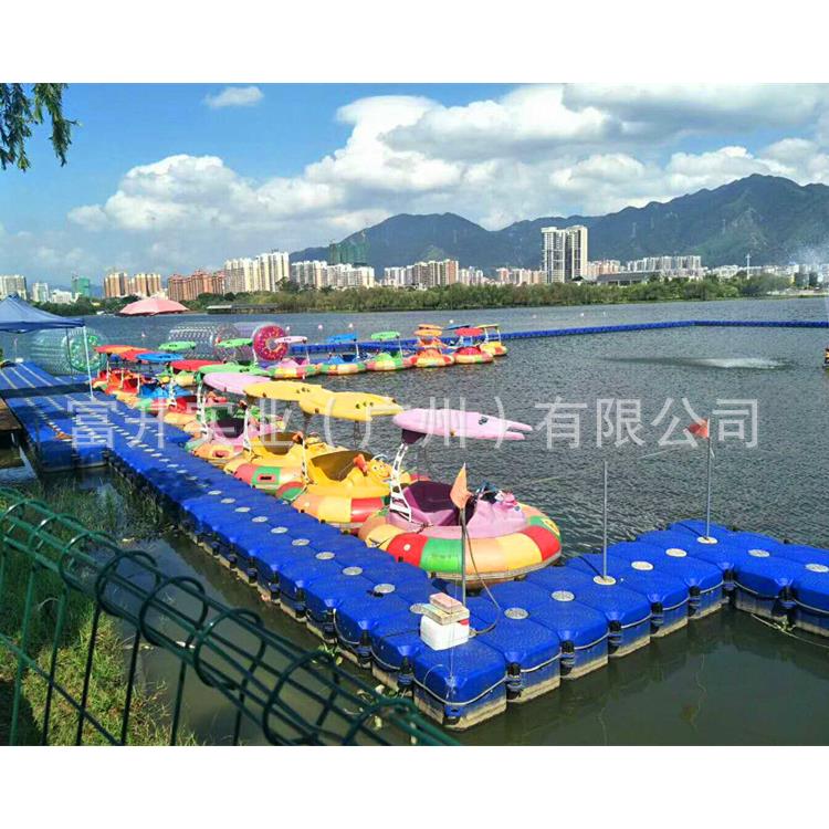 广东厂家加厚吹塑浮筒 水上钓鱼台 摩托艇泊位 自由组合亲水平台