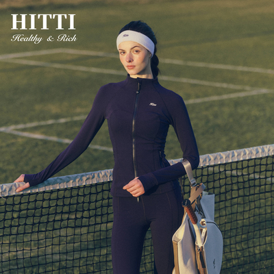 Hitti新款修身显瘦运动套装网球高尔夫健身瑜伽速干运动休闲套装