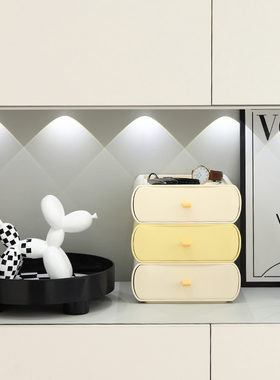 入户门走廊口罩钥匙收纳储物盒家居客厅玄关摆件奶油风新家装饰品