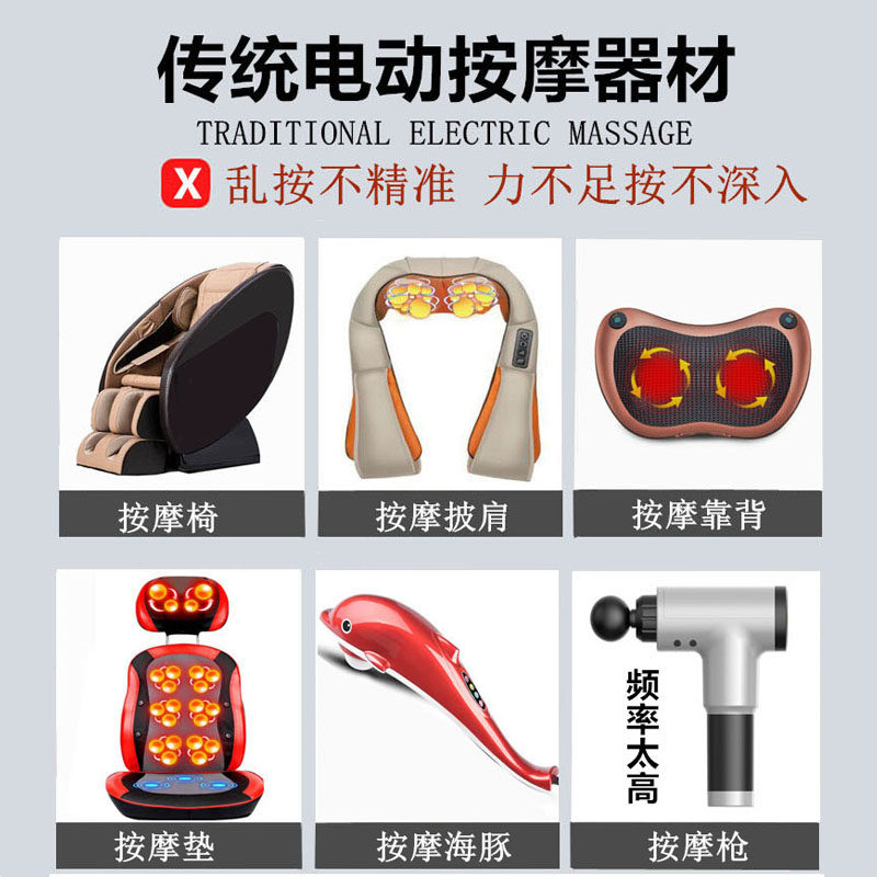 背部擀筋棒原始点按摩器点穴位经络疏通工具拨筋棒赶筋棒全身通用