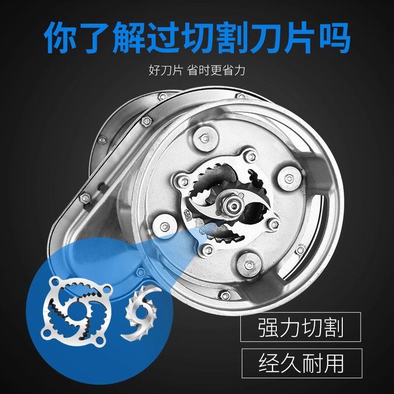 切割式污水泵粪泥浆304不锈钢抽水机排污泵带刀片潜水泵220V小型