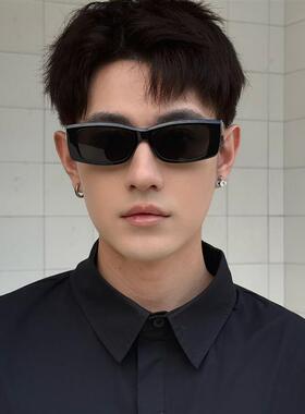 墨镜男款级感痞帅韩版长方形小框偏光防紫外线近视太阳眼镜女潮