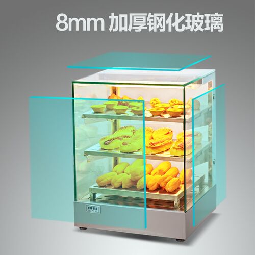 炸鸡保温展示柜蛋挞保温台板栗馅饼不锈钢台式保温柜商用加热恒温