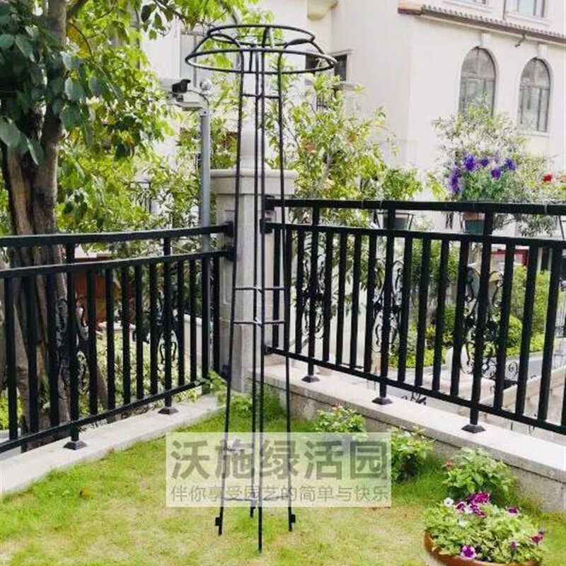 新品包邮蘑菇爬藤架园艺花架庭院花园伞型爬藤花架铁线莲牵牛铁艺