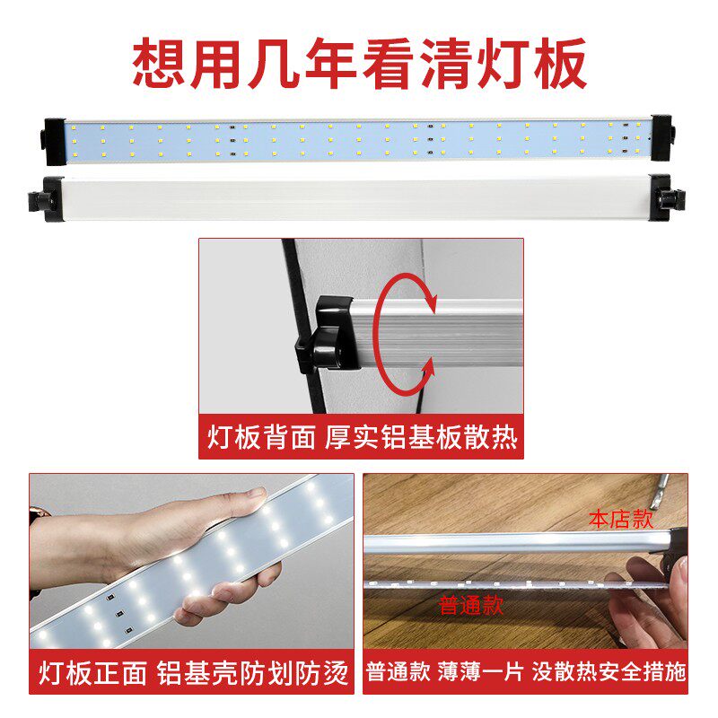 led摄影棚小型55cm拍照箱摄影箱60/75cm简易便携折叠灯箱补光灯迷