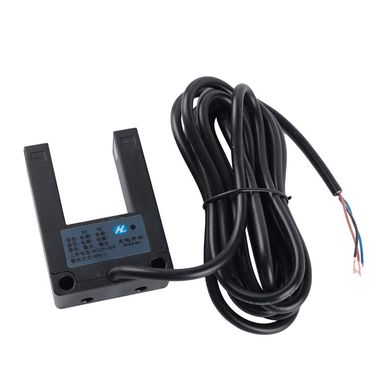 电梯光电开关HLES-M1-NPN PNP平层感应器U型传感器适用西尼