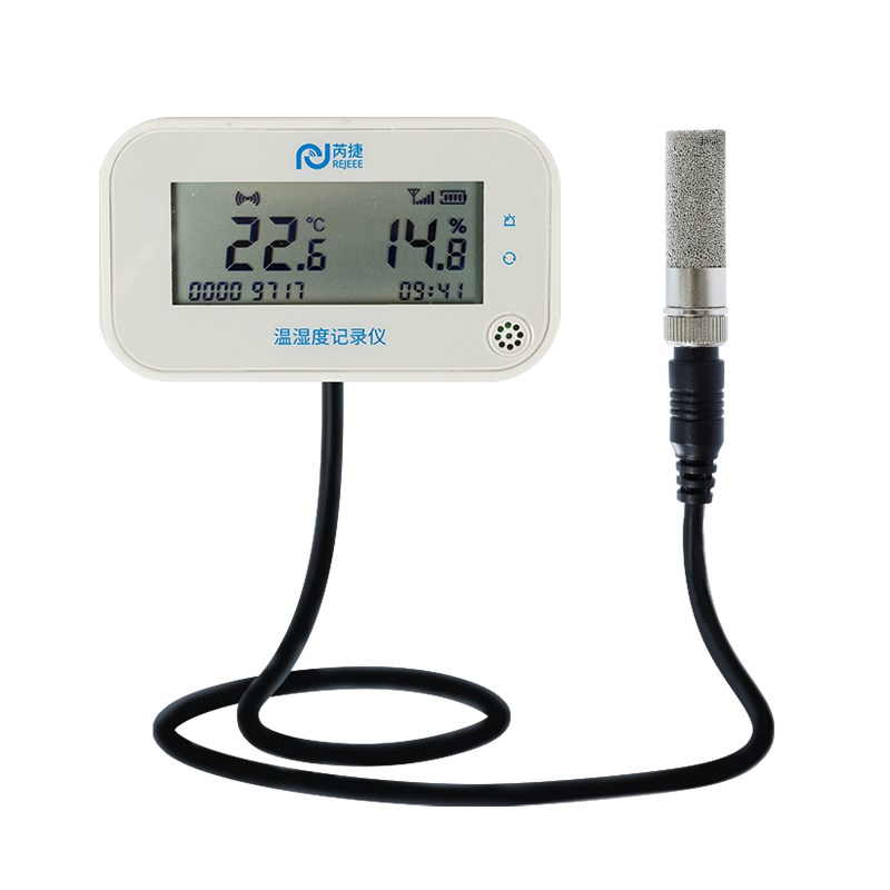 LoRa/4G食品级温湿度记录仪温湿度计温湿度传感器显示屏蓝牙存储