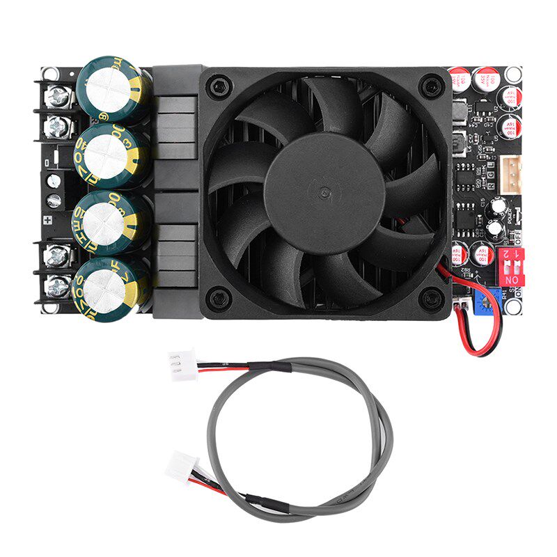 ZK-3002纯后级数字功放板大功率立体声300W+300W桥接单声道600W