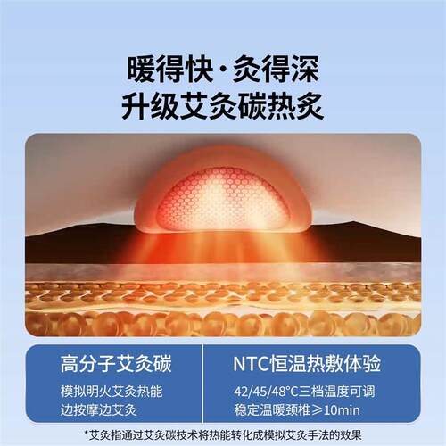 保价618 妙界R9揉捶肩颈按摩仪热敷捶腰部背部斜方肌颈椎按摩器