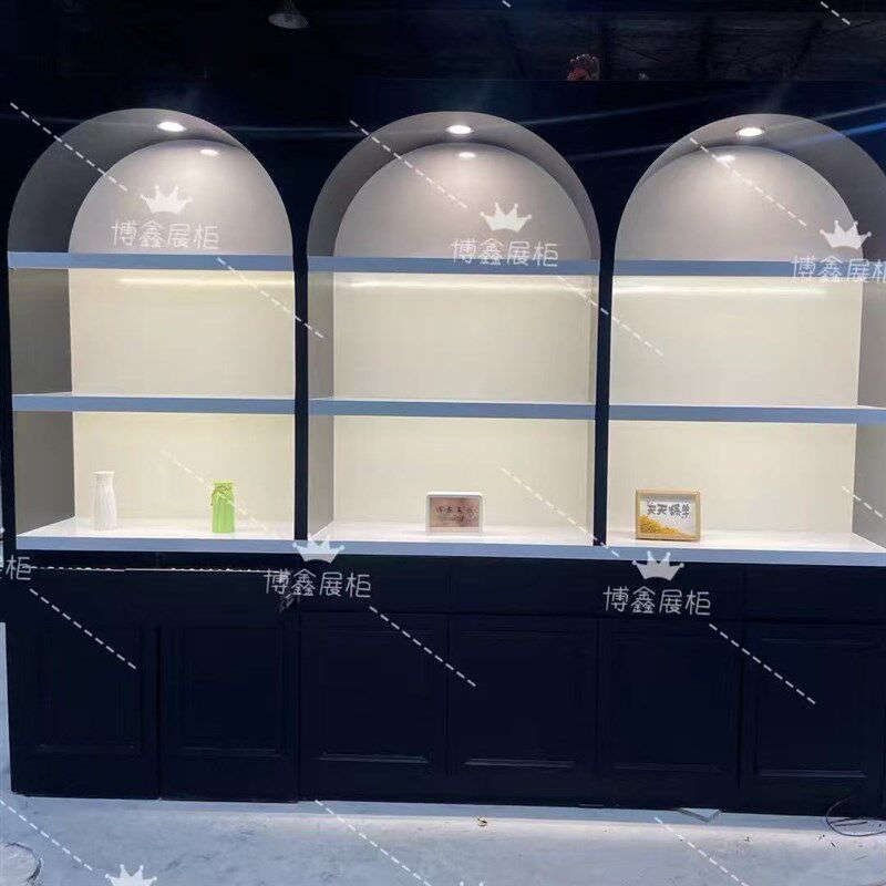 法式果礼水果店咖啡操作台水吧台鲜花店工作台收银柜台不锈钢定制
