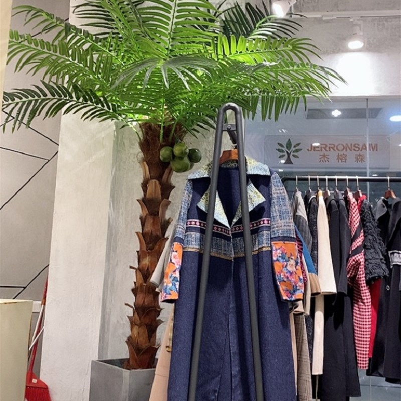 仿真棕榈树大型假树热带仿真绿植椰子树造景室外装饰人字皮棕榈树