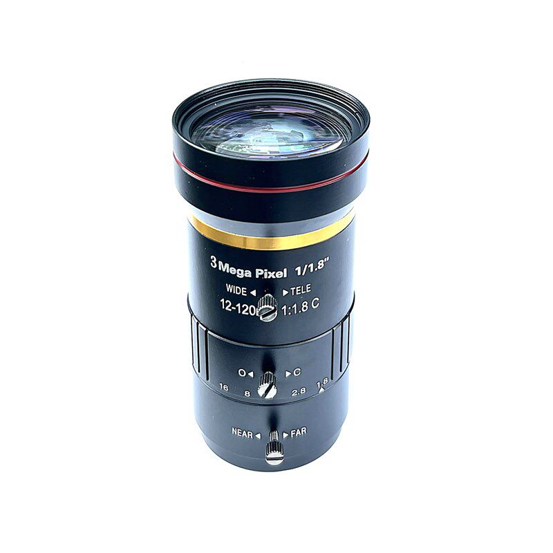 800万工业相机镜头C接口10-40mm/12-120mm手动变焦光圈1/1.8英寸