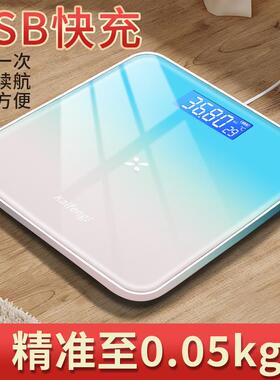 凯丰体重秤电子秤体重家用人体秤学生宿舍女生减肥精准智能体脂秤