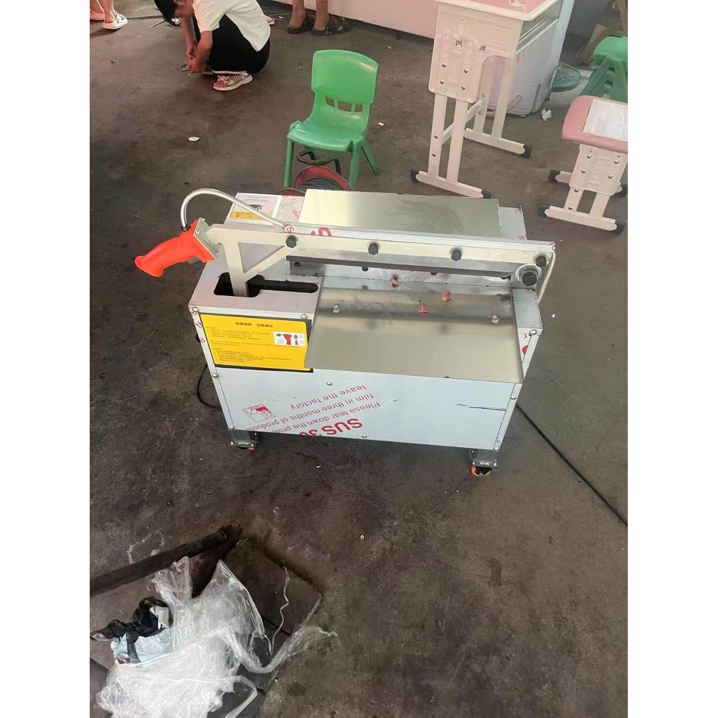 全自动电动液压切骨机，商用切骨机，家用猪牛棒骨排骨，切骨多功图片