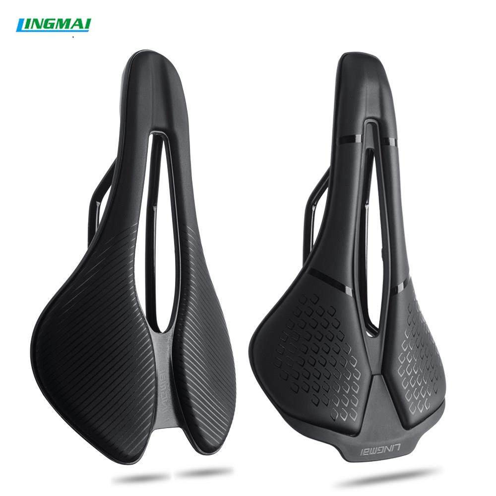 凌迈公路车坐垫 超轻车座 山地自行车中空透气座垫坐包通用鞍座