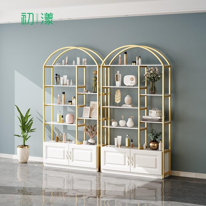 美容院产品展示柜置物架轻奢货架展示架多功能架子陈列架简约展架