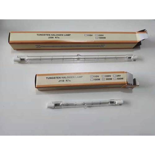 船用 灯口钨丝卤素灯管 TUNGSTEN HALOGEN LAMP R7S J118 J208