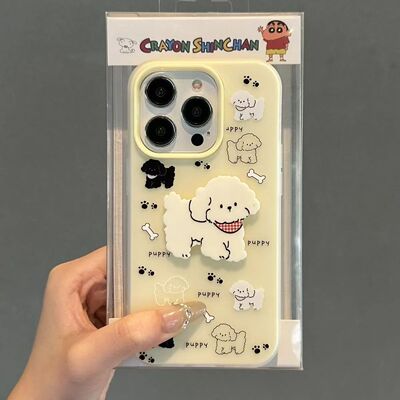 围巾小狗适用苹果17promax手机壳