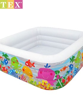 INTEX戏水池57471水族馆水池宝宝游泳池家庭泳池澡盆户外便携水池