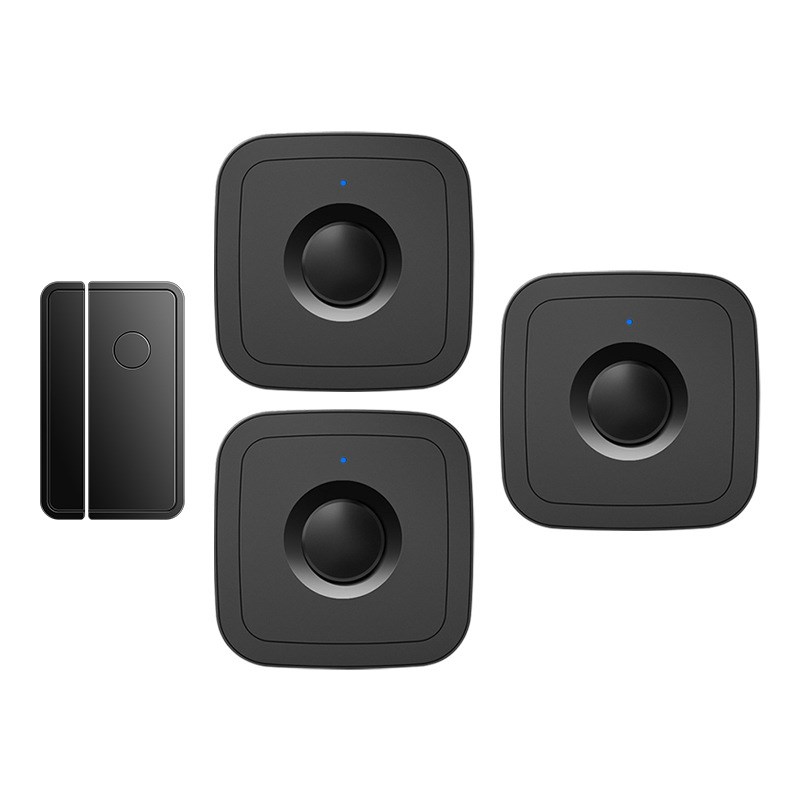 门口欢迎光临感应器店铺进门语音提示迎宾报警器超市分体门铃商用