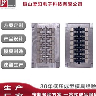 设计 柔洋生产低压注塑模具汽车产业线束样品模具加工 试模
