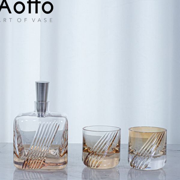 新款轻奢水晶威士忌酒具套装酒柜吧台家用醒酒器酒壶酒杯摆件装饰