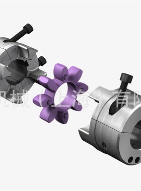 台州曳引机18ATF主机梅花联轴器胶垫/弹性体/缓冲垫红色8瓣连轴胶