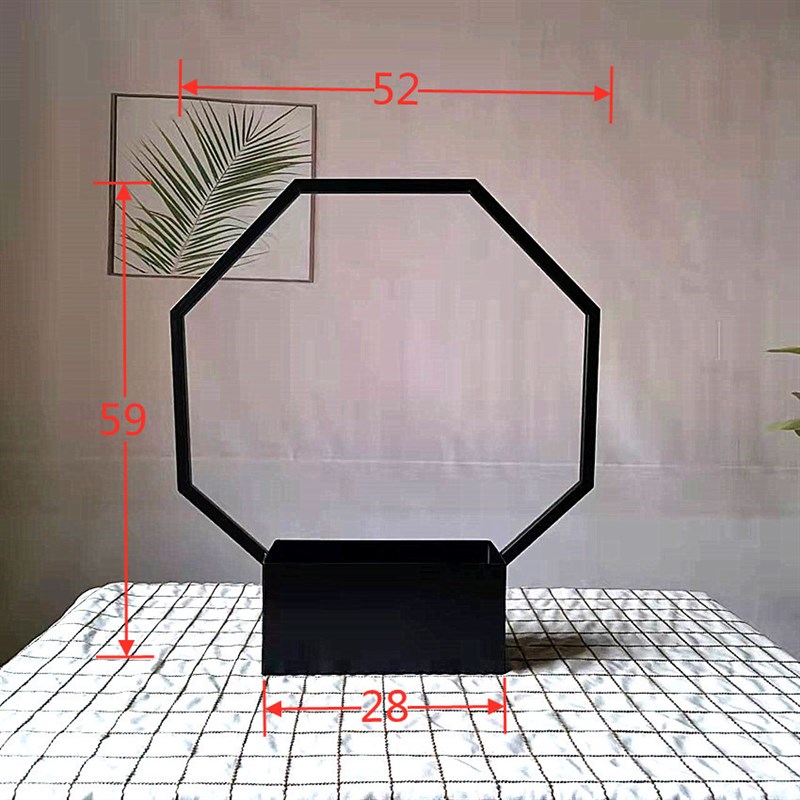 新中式蝴蝶兰铁艺花盆银柳冬青仿真花年宵花新中式铁艺花架景观