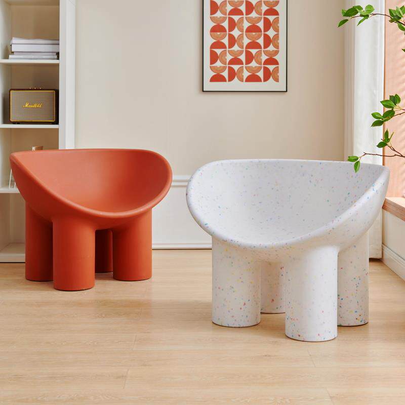 单人沙发椅大象腿椅子北欧设计师家俱休闲 儿童ins网红椅民宿凳子