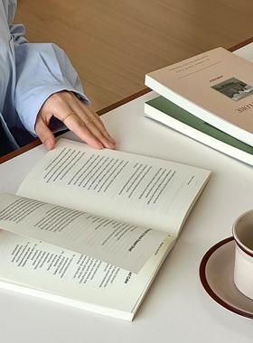 咖啡店高级感彷真书装饰摆饰高级感英文书酒柜桌面装饰品轻奢艺术