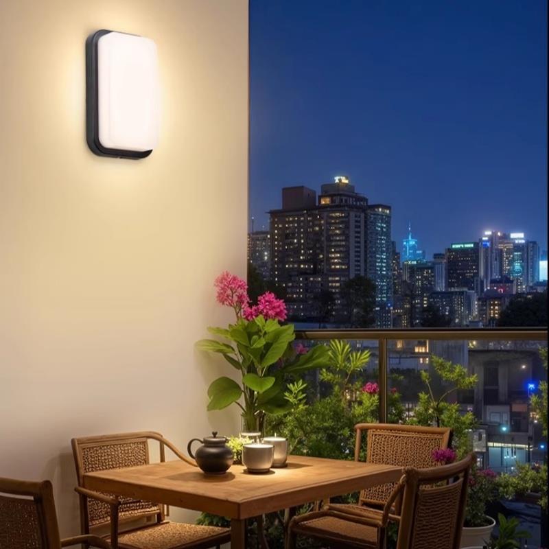 led户外防水壁灯现代简约花园庭院阳台露台入户大门别墅外墙壁灯