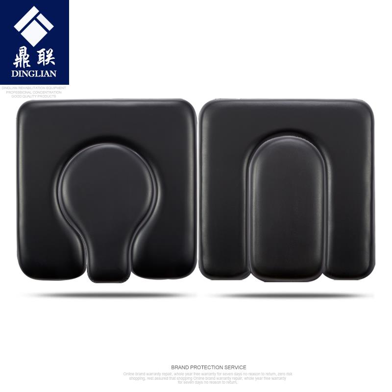 坐便椅配件皮盖板沙发垫保暖垫坐便器活动葫芦U型开口塑料软座板