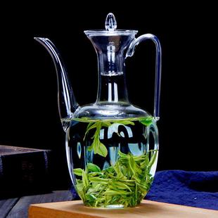 小酒壶 耐热玻璃茶壶仿宋手执壶绿茶泡茶壶电陶炉烧水壶煮茶器中式
