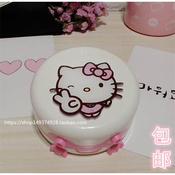 凯达自动清洗机隐形眼镜盒可爱电动清洗器超音波清洁器卡通美瞳盒