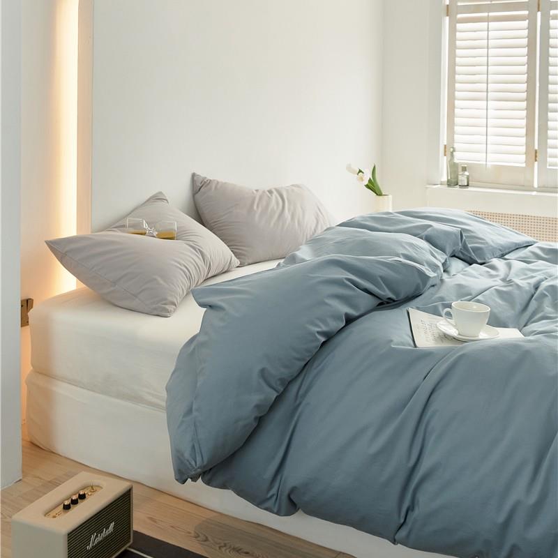 单品被套 斜纹全棉被套精梳棉彩虹纯色被罩双人180x220单人1.5x2m