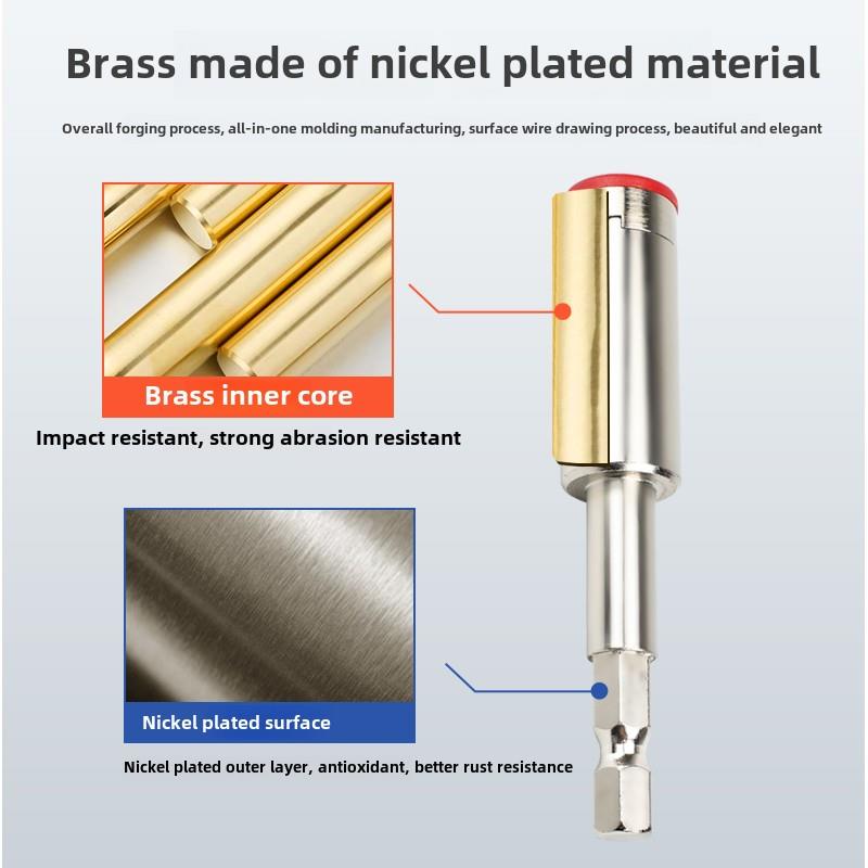 奎神电力 6 8 12mm圆形开槽螺母安装工具香蕉插座圆螺母套筒扳手